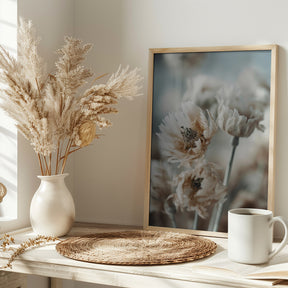 Dry Pastel Flowers No 3 Poster