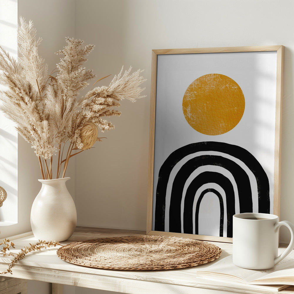 Arch Line Art Poster