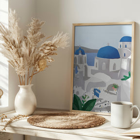 Santorini island Poster