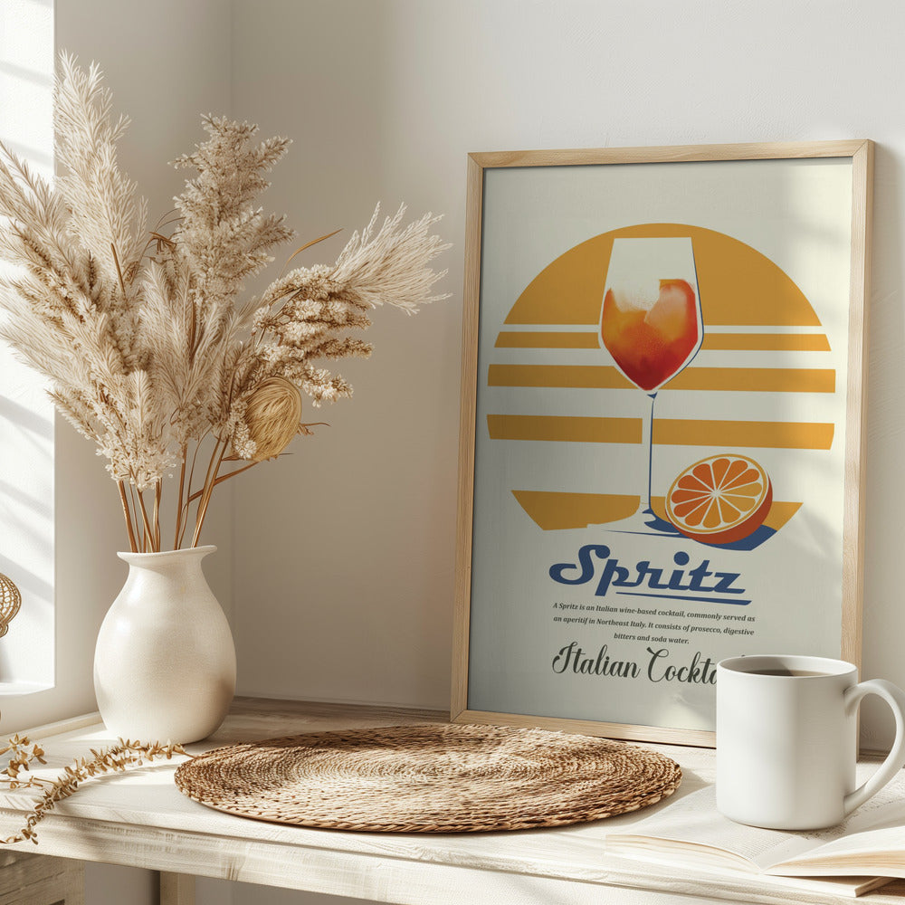 Spritz summer print Poster