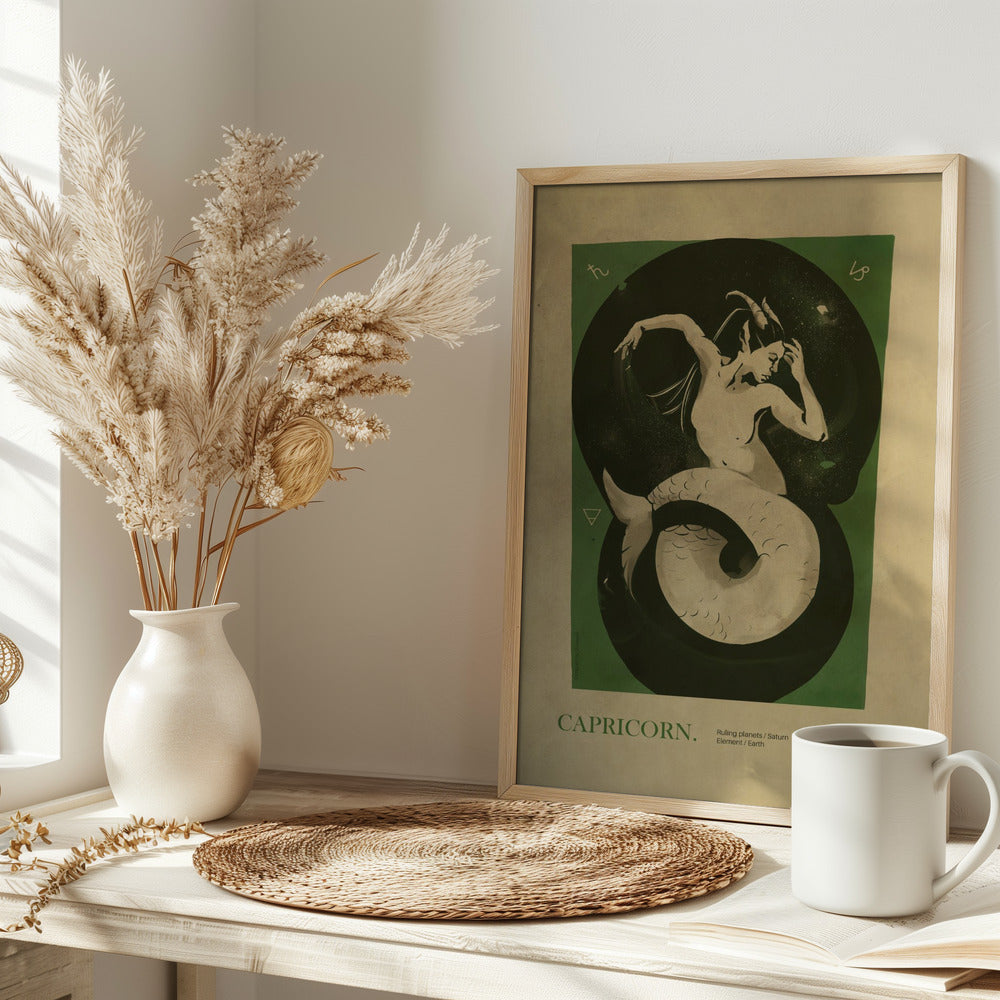 Capricorn print Poster