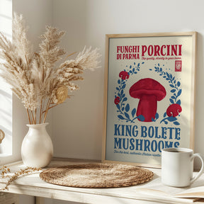 Porcini kitchen print Poster