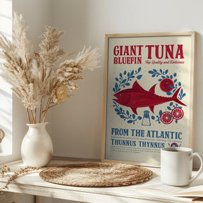 Tuna kitchen print Poster