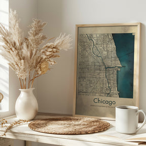 Chicago map Poster