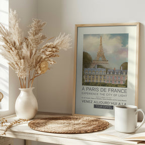 Paris retro print Poster