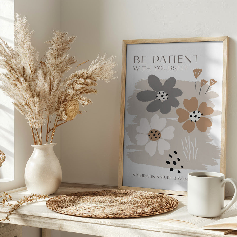 Be Patient With Yourself Poster