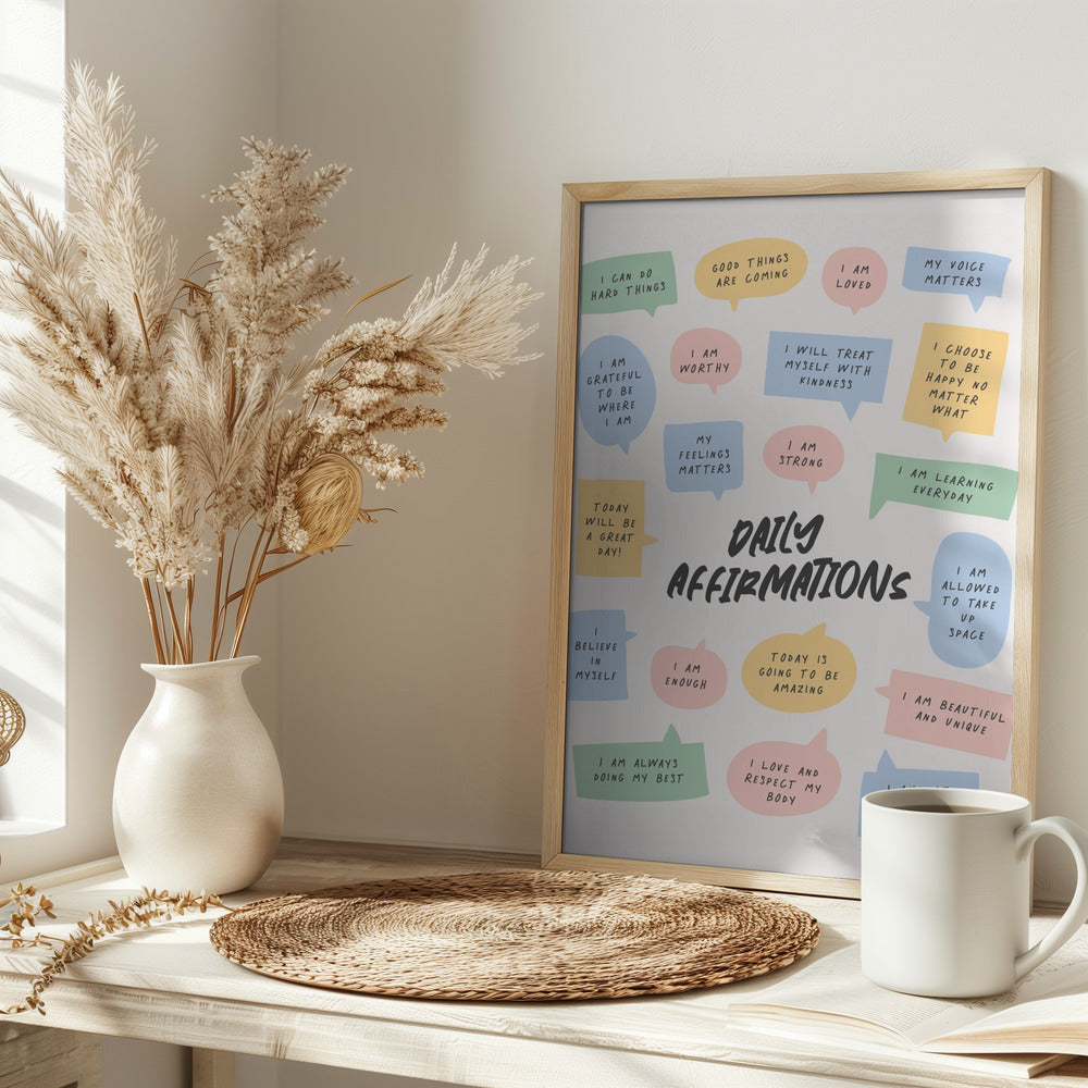 Daily Affirmations Poster