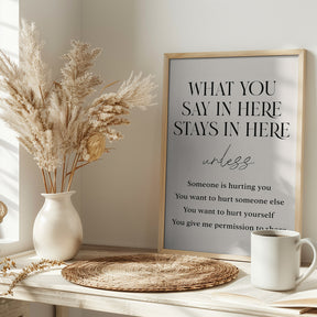 Saysherestayhere Poster