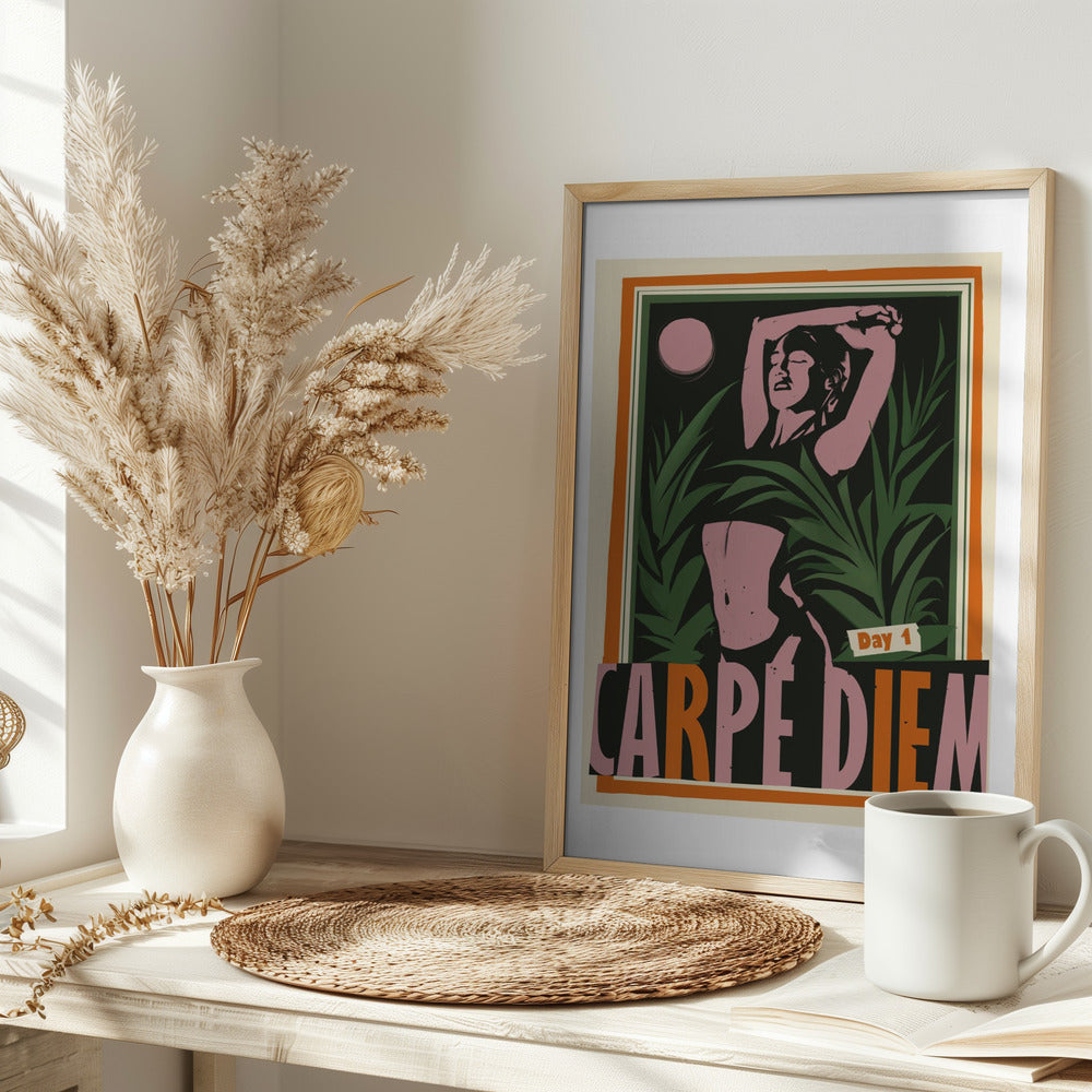 Carpe Diem Color Poster