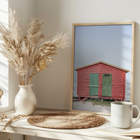 Red Hut Poster