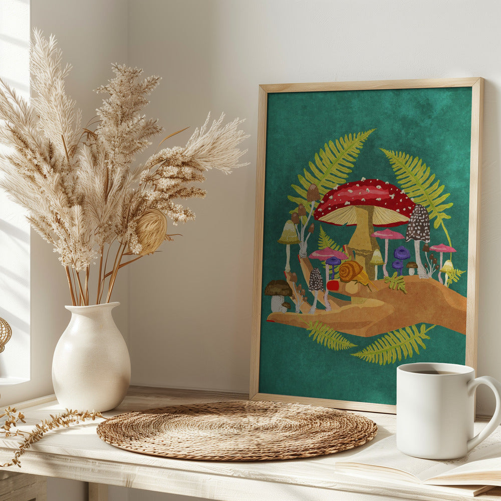 My Mushroom Cosmos Poster