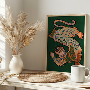 Asiantiger Green Poster