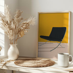 Barcelona Chair By Mies Van Der Rohe Poster