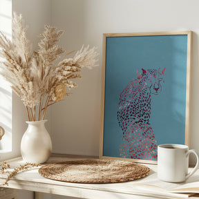 Abstract Cheetah Poster