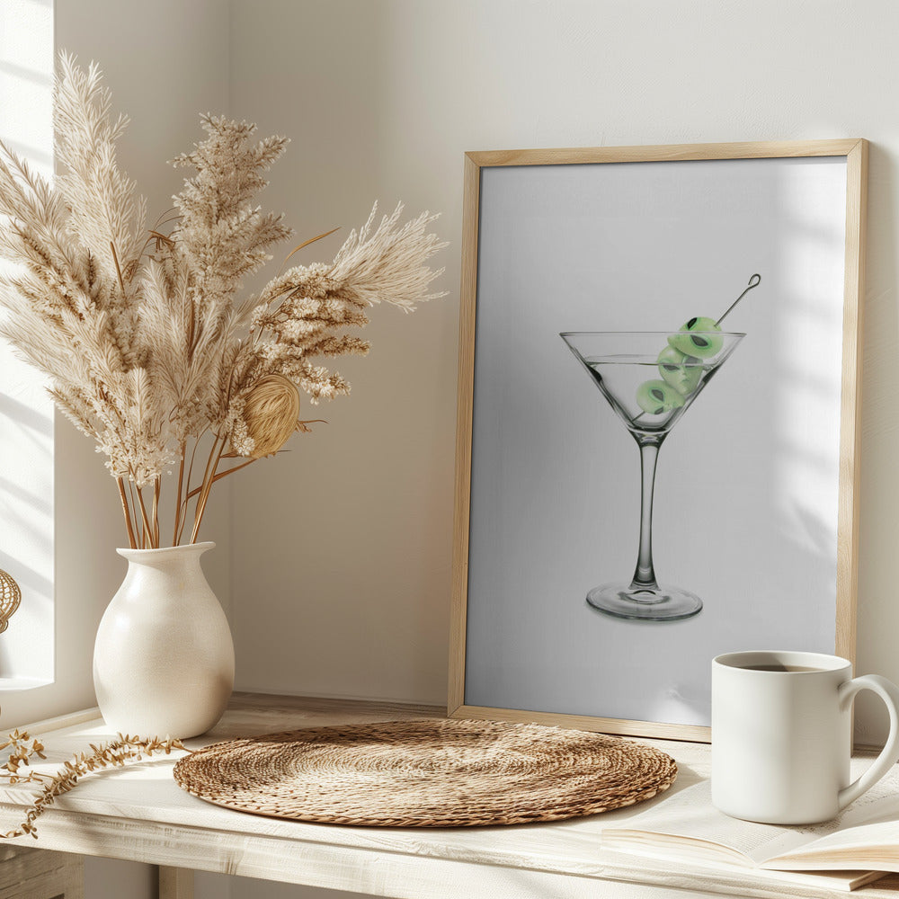 UFO Martini Poster