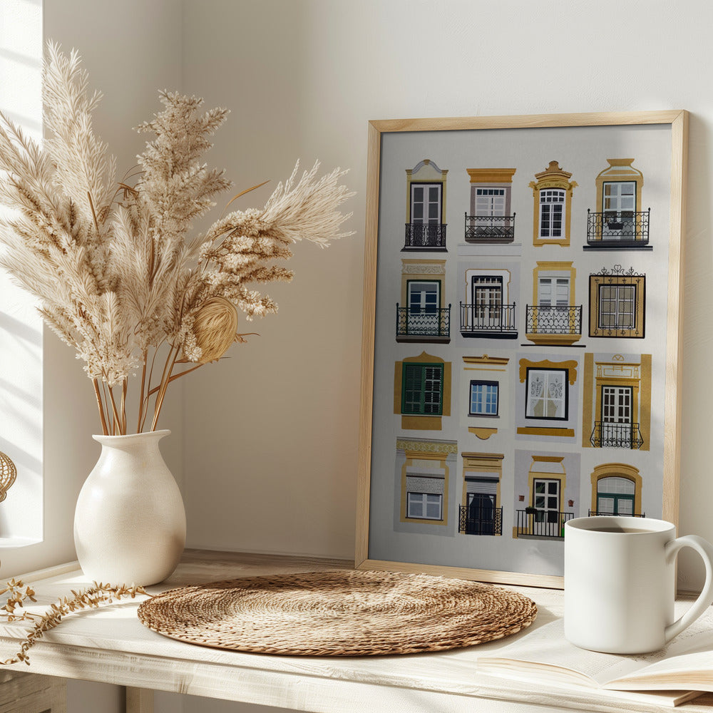 Vintage Windows Poster