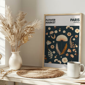 Flower Market - Paris Poster