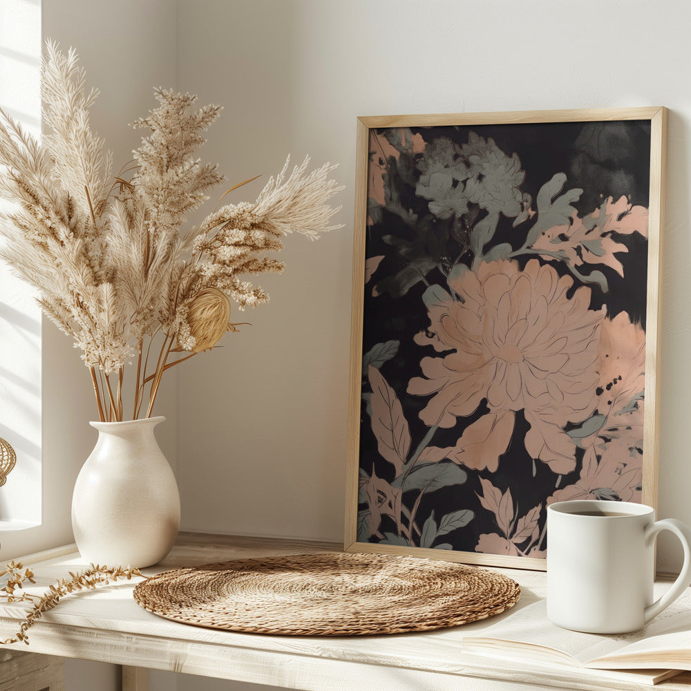 Wild Peony Poster