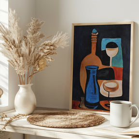 Still Life With Wine Poster