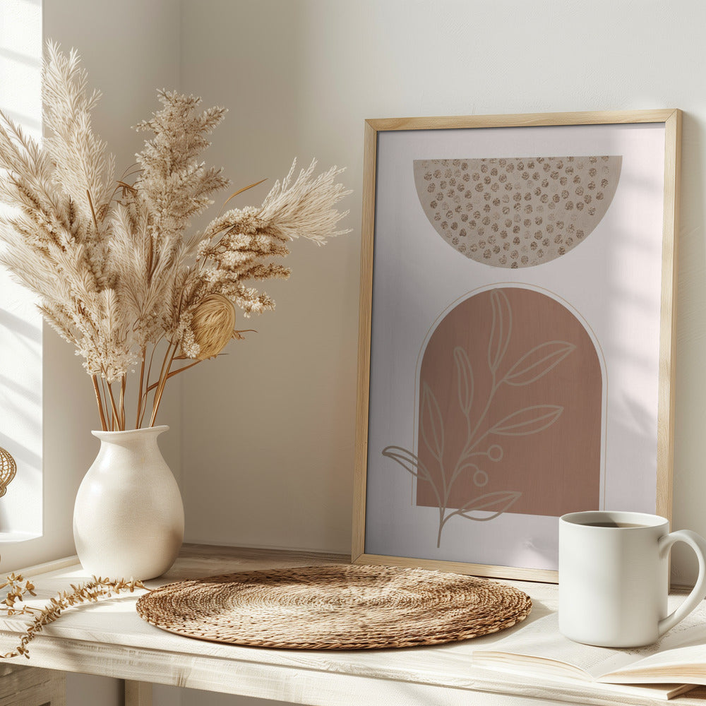 Boho Beige 2 Poster