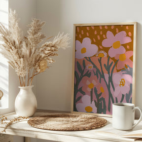 Pastel Flower Impression No 7 Poster