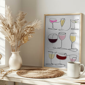 Wine & Drinks Poster