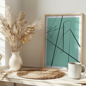 Angular Lines No 9 Poster