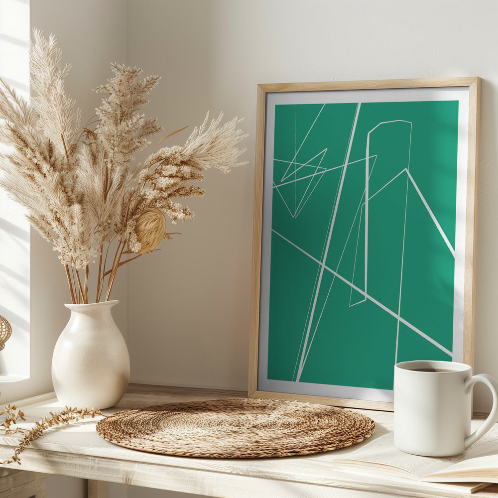 Angular Lines No 8 Poster