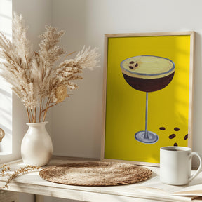 Espresso Martini Buttercup Yellow Poster