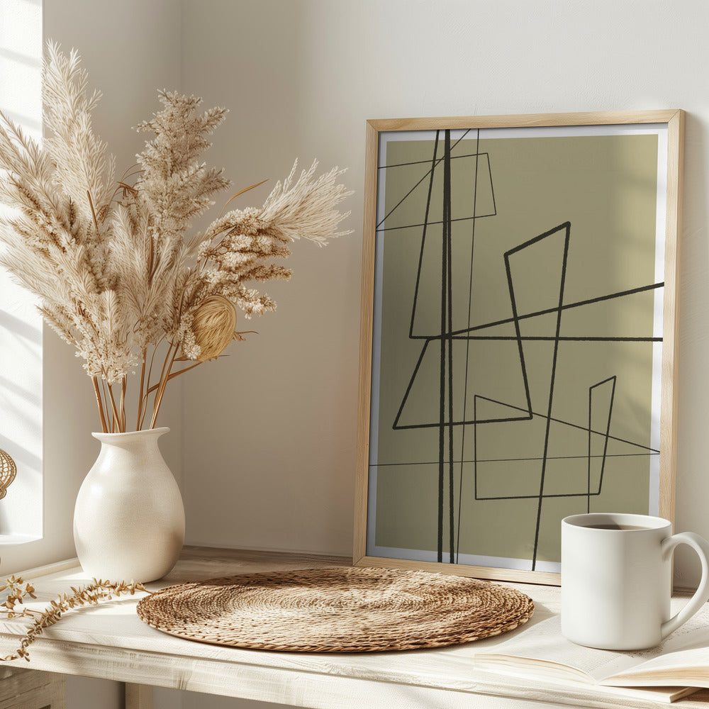 Angular Lines no 8 Poster