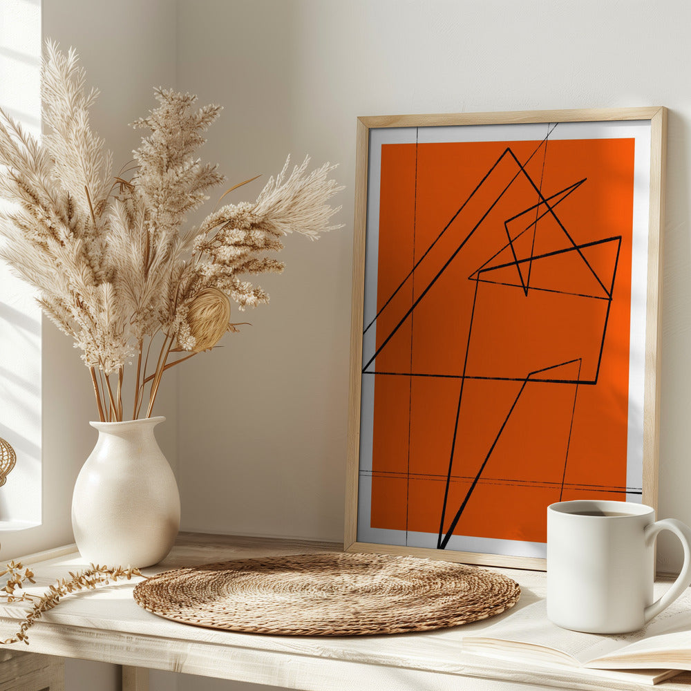 Angular Lines Poster