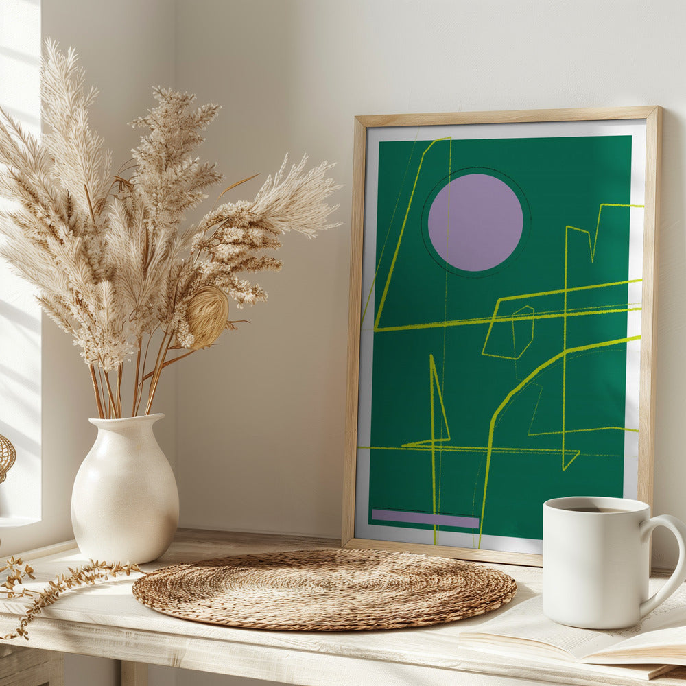 Angular lines No 23 Poster