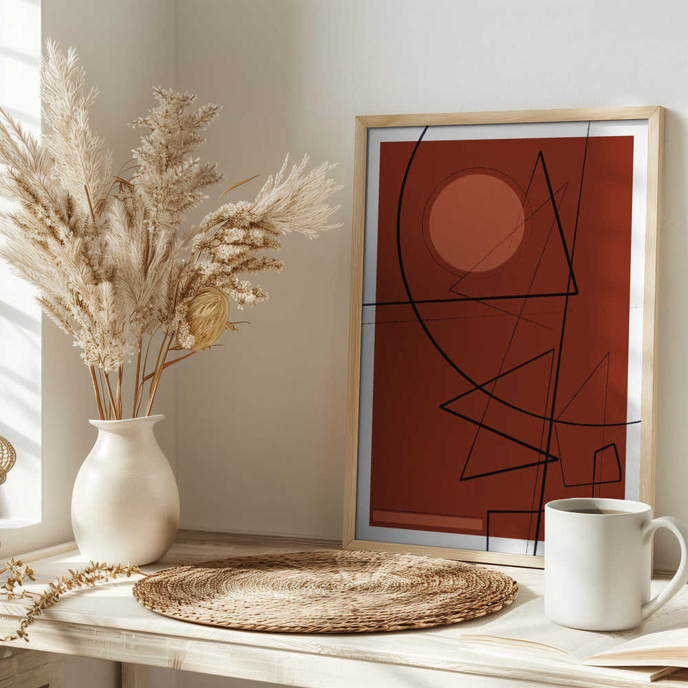 Angular lines No 21 Poster