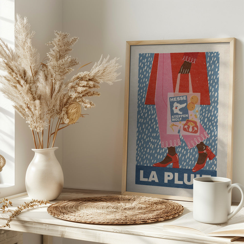 La Pluie French Style Poster