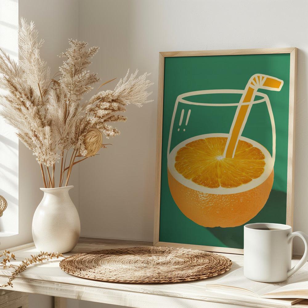 Orange juice Poster