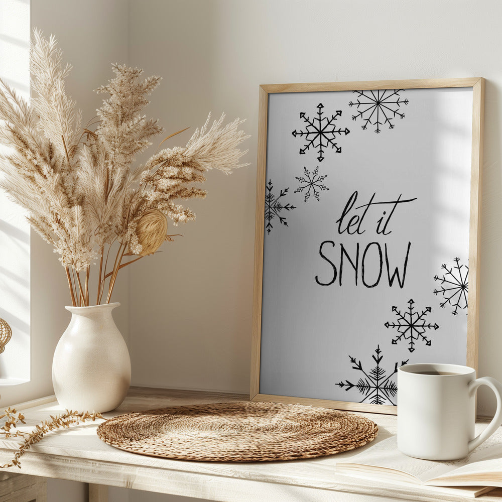 Inky let it snow Poster