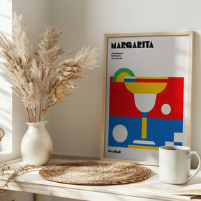 Margarita Bauhaus Cocktail Poster