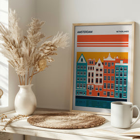 Amsterdam Travel Poster Poster