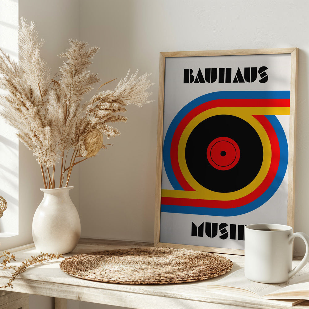 Bauhaus Musik Vinyl Poster