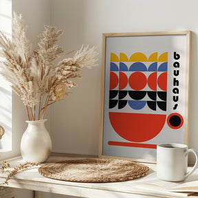 Bauhaus Coffee 70s Decor Poster