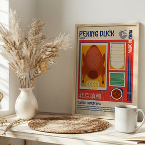 Peking Duck Japanese Food Print Poster