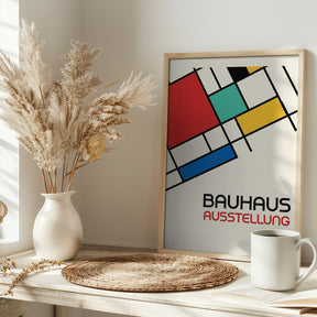 Bauhaus Geometric Design Retro Poster