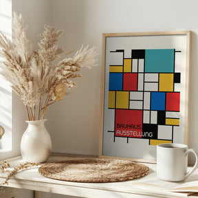 Bauhaus Geometric Design Retro Poster