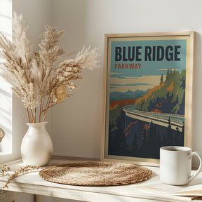 Blue Ridge Parkway Travel Print Poster