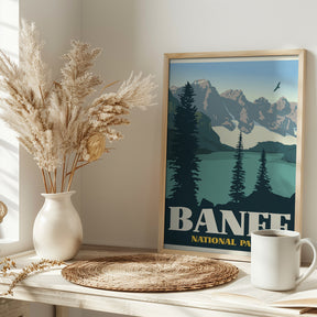 Banff National Park Travel Print Poster