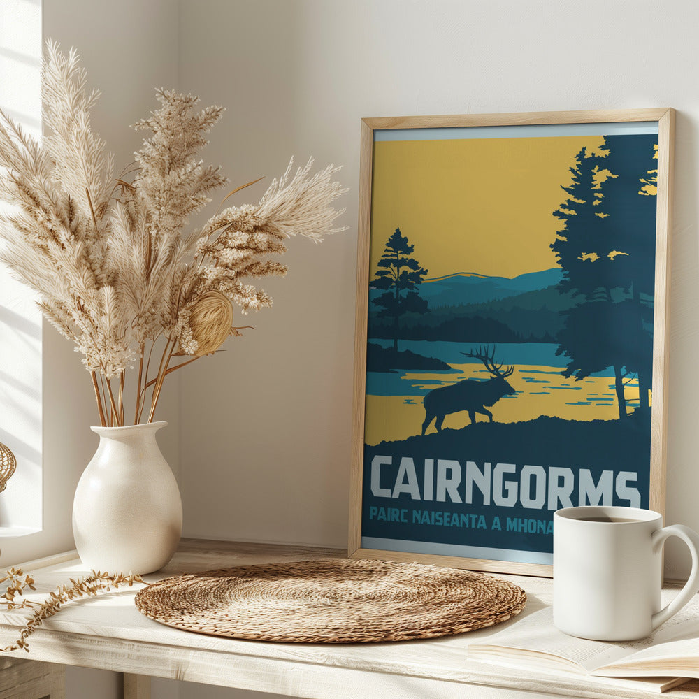 Cairngorms National Park Travel Print Poster