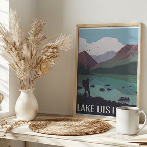 Lake District Travel Print Poster