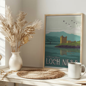 Loch Ness Travel Print Poster