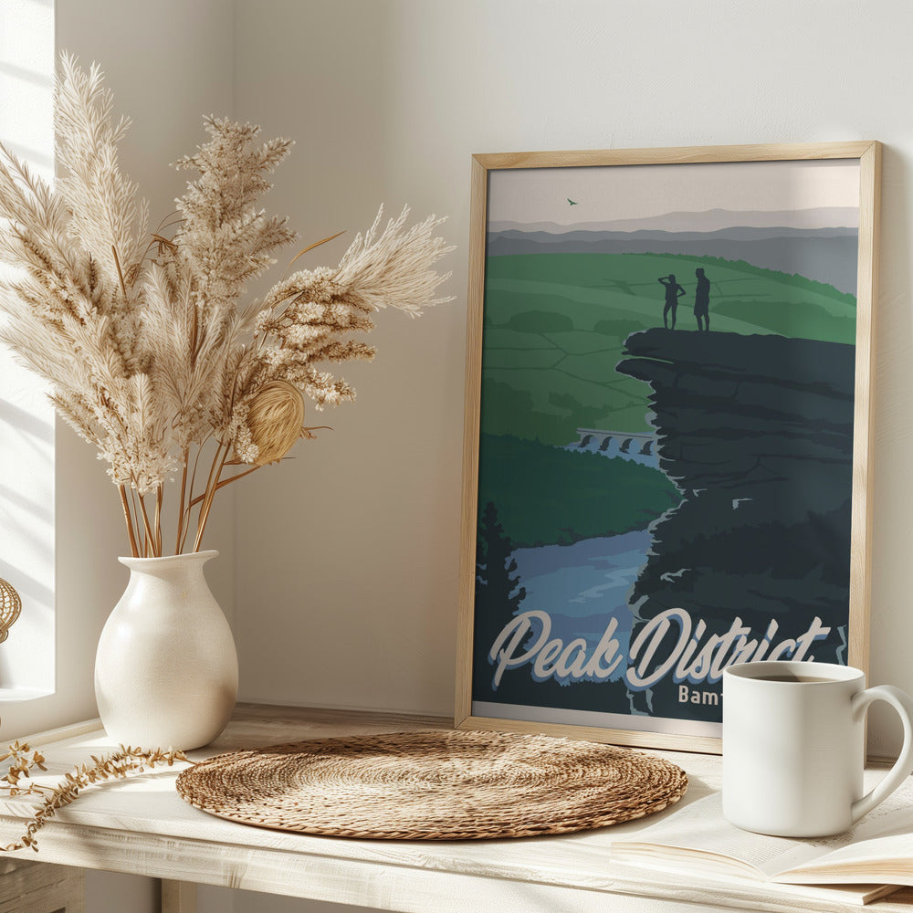 Peak District National Park Travel Print Poster