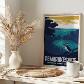 Pembrokeshire Travel Print Poster